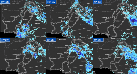 Weather Advisory 19th to 24th of July, 2025