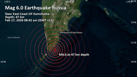 Earthquake Advisory-Russia