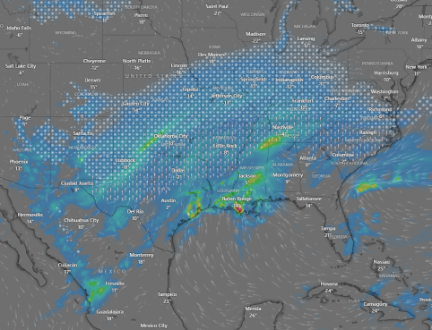 Winter Storm -Southern United States
