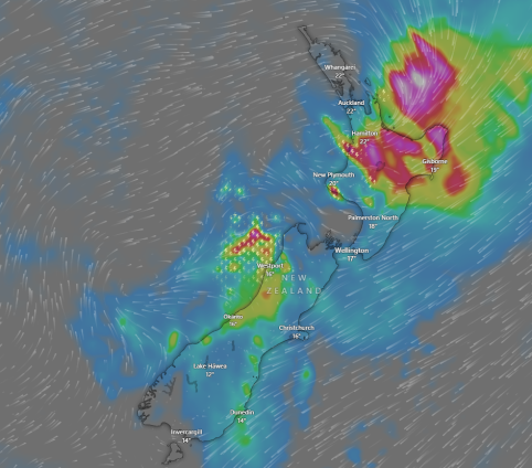 Extreme Rainfall – New Zealand