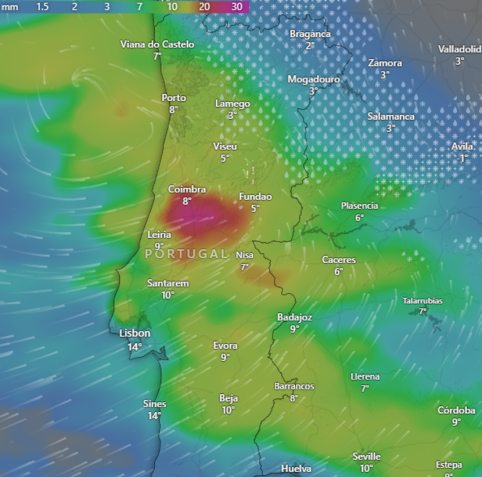 Coastal Flooding in Portugal