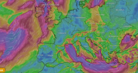 Severe Windstorm & Snowfall Event across Parts of Europe