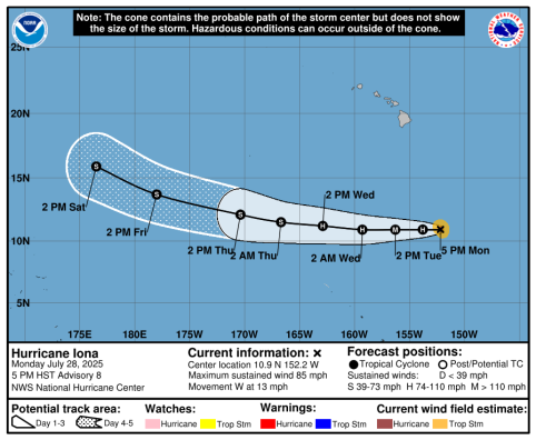 HURRICANE IONA