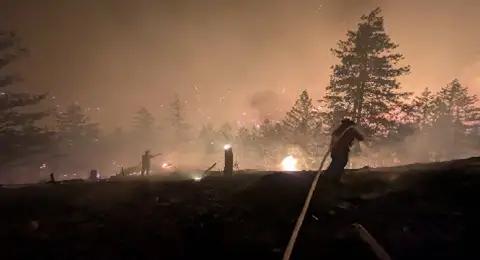 Canadian government steps in as ‘out of control’ wildfires force thousands to flee