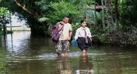 Flood death toll in India's Assam reaches 100 as thousands lose their homes