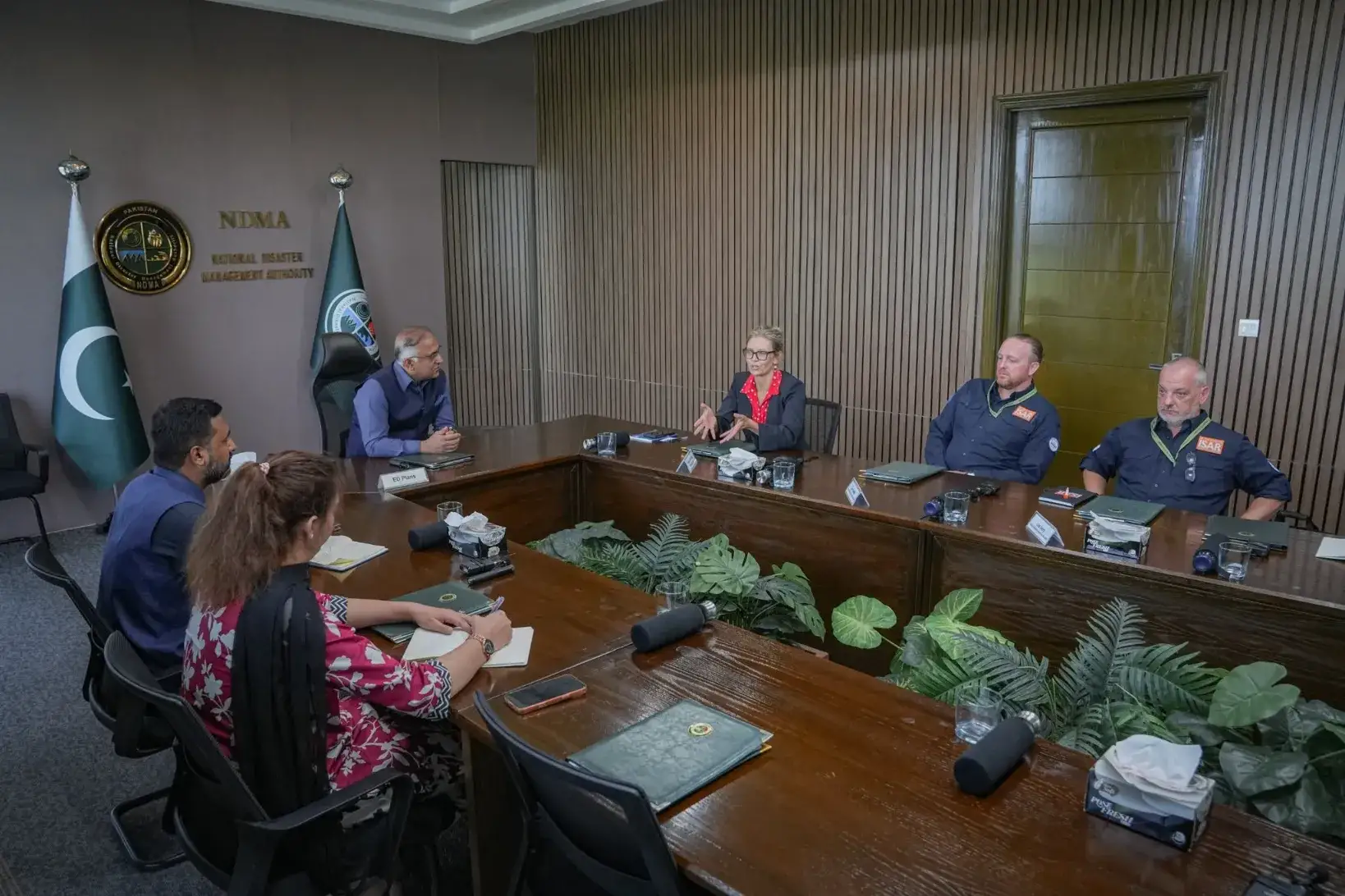 Visit by UK International Search and Rescue (UK ISAR) Team