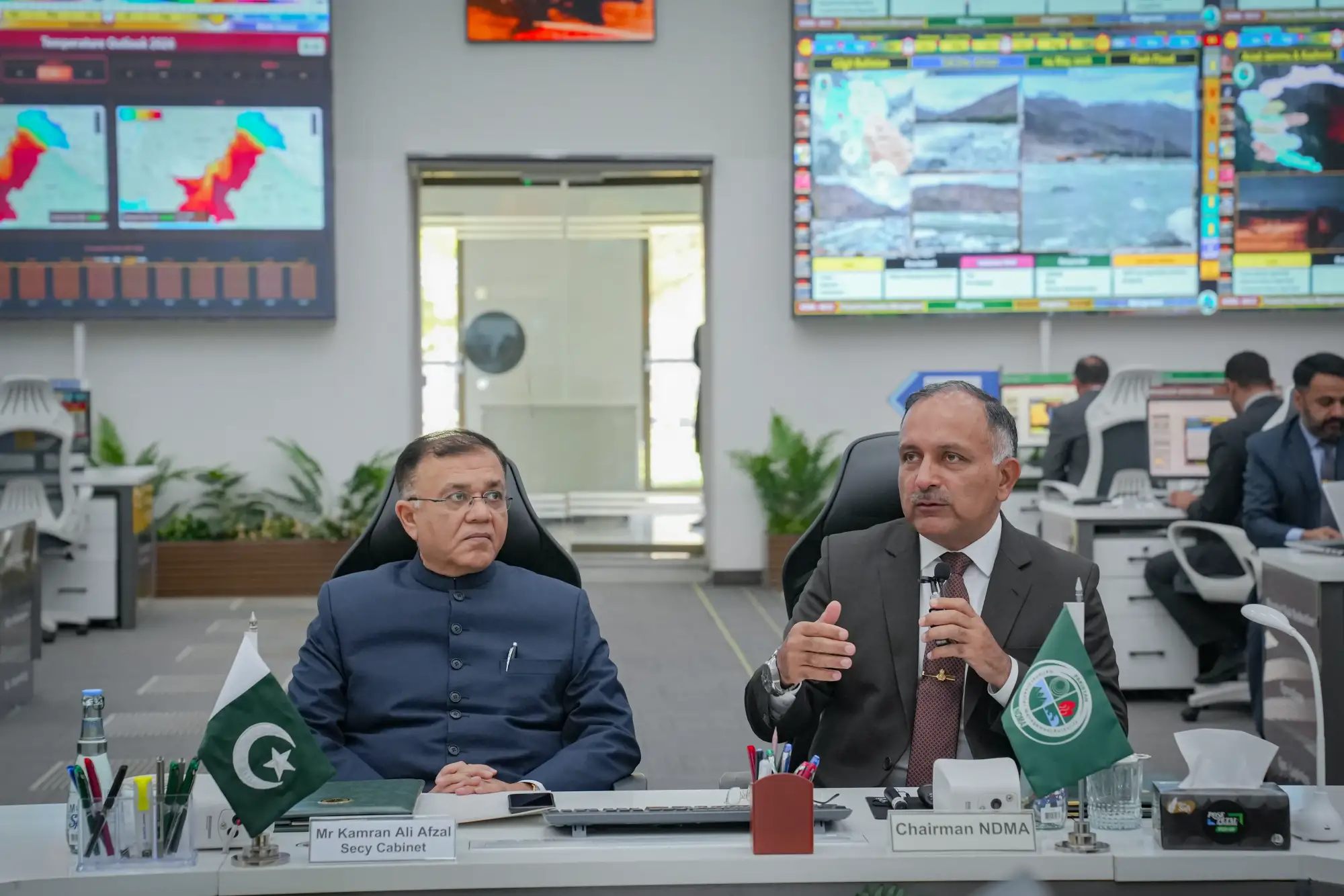 Secretary Cabinet Meets Chairman NDMA to Review Disaster Management Preparedness