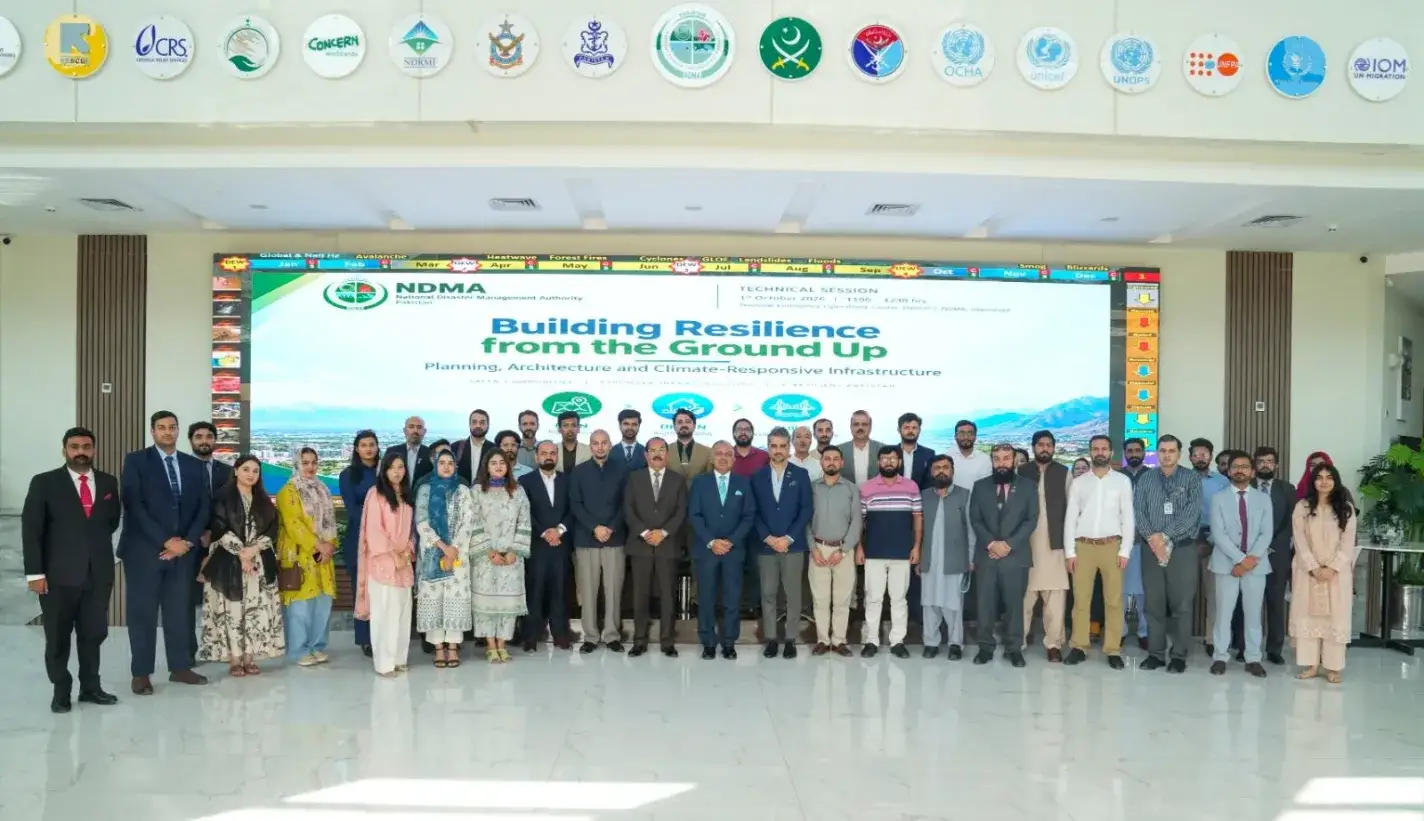 NDMA conducted a session “Building Resilience from the Ground Up – Planning, Architecture and Climate-Responsive Infrastructure"