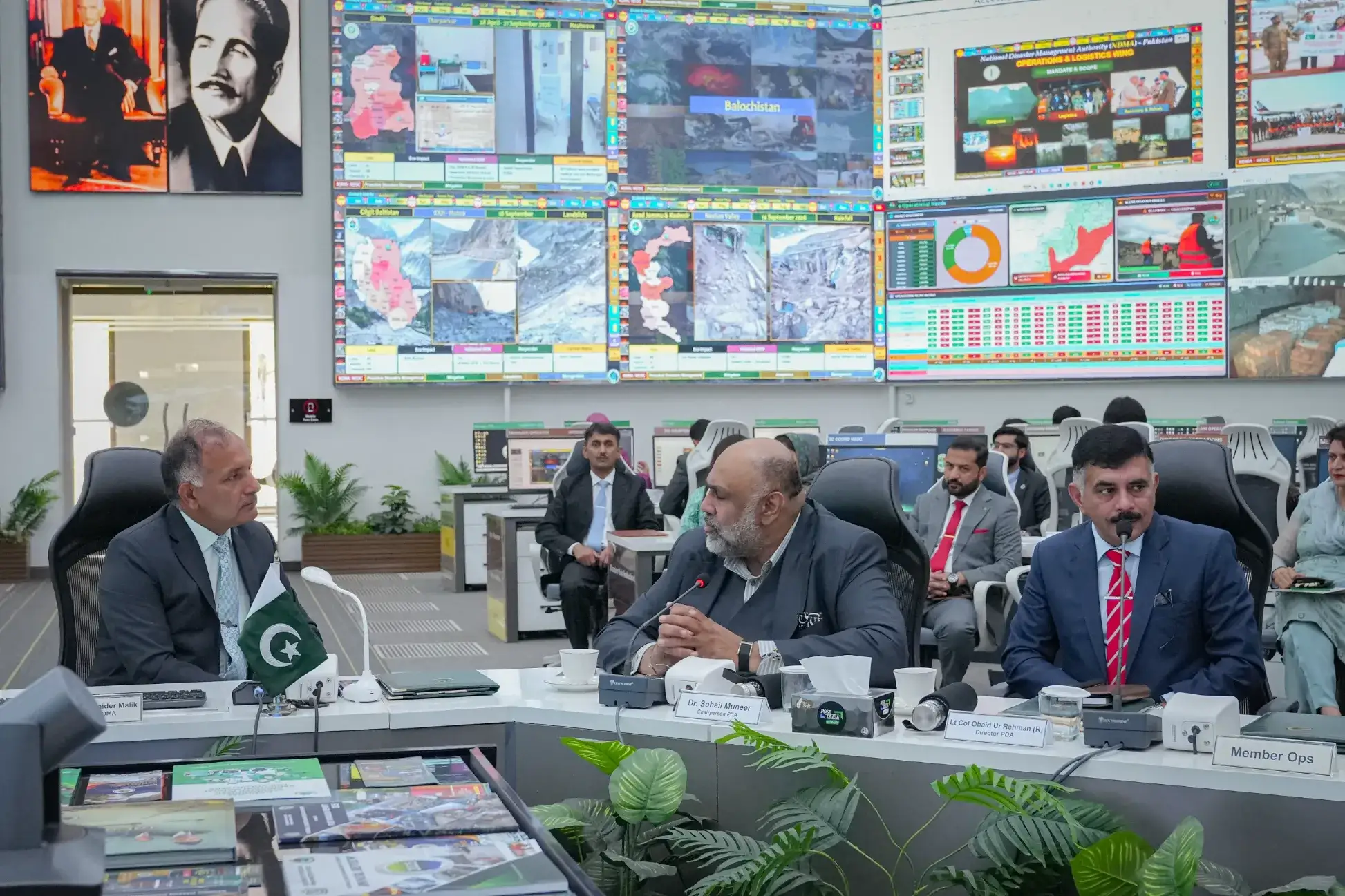 Chairperson PDA Visits NDMA