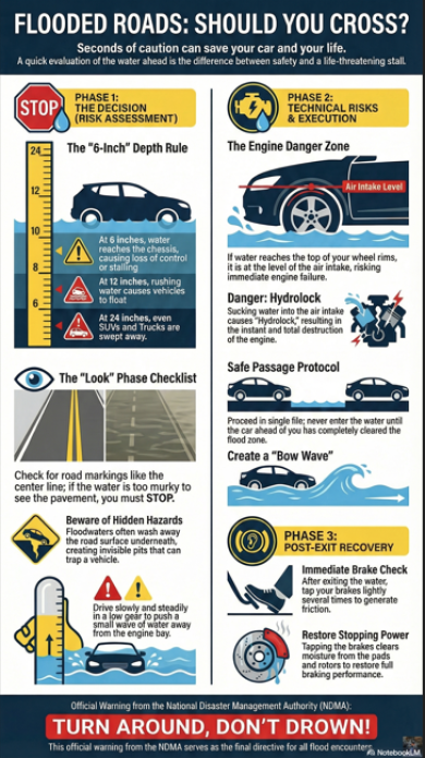 GUIDELINES FOR FLOODED ROADS