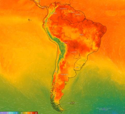 Extreme Heat Alert – South America