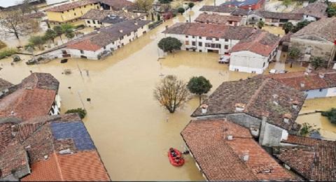 Two dead as horror floods cause mudslide in Italy and turn roads into rivers