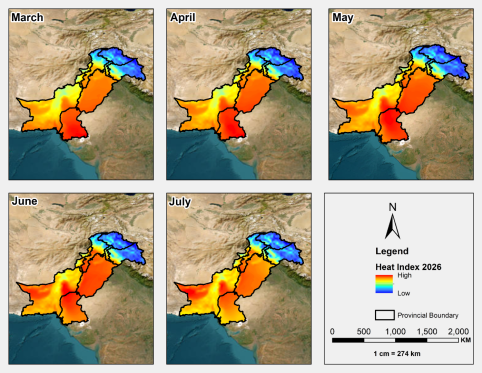 HEATWAVE ADVISORY (March, 2026 to July, 2026)