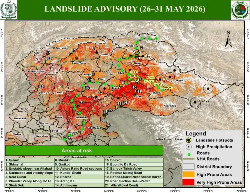 LANDSLIDE ADVISORY (26–31 MAY 2026)
