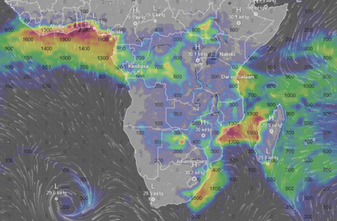 Heavy Rainfall & Severe Thunderstorm- South Africa