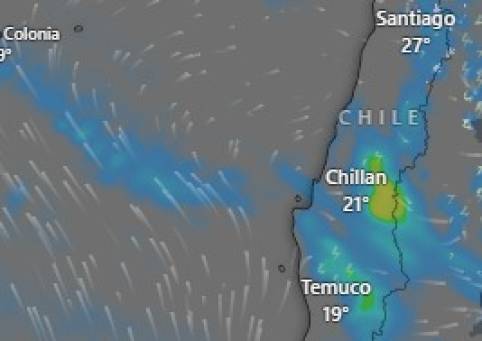Heavy Rainfall – Central Chile