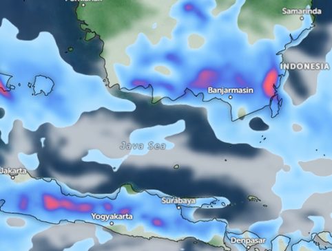 Heavy Rainfall in Indonesia