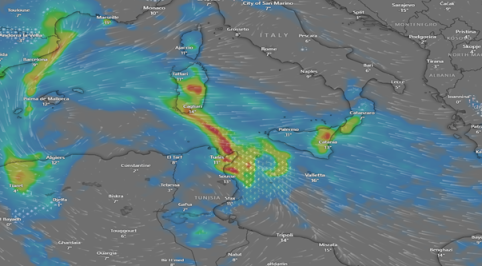 Heavy Rainfall and Flooding Risk - Central Mediterranean
