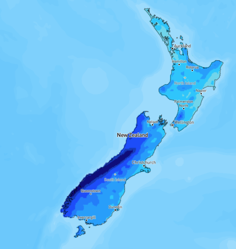 Heavy Rains/ Thunderstorms and Wind -  New Zealand