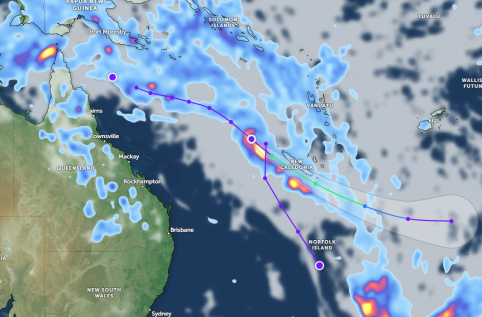 Heavy Rainfall and Tropical Lows – New Caledonia & South West Pacific