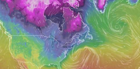 Arctic Air Blast Impacting Eastern US