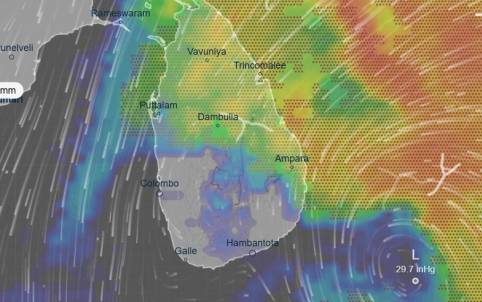Major Rain Event for Sri Lanka