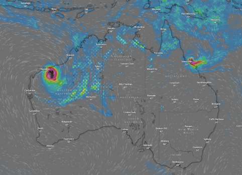 Extreme Rainfall and Cyclone Development - Australia