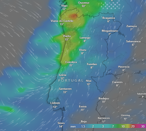 Heavy Rainfall - Portugal